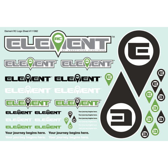 Element RC Element RC Decal Sheet