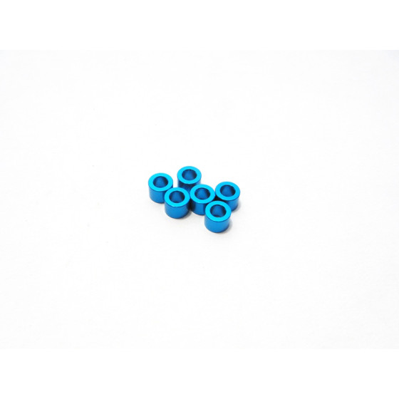 Hiro Seiko 3mm Alloy Spacer Set (2.5mm) [T-Blue]