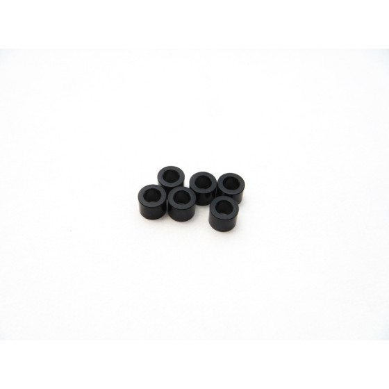 Hiro Seiko 3mm Alloy Spacer Set (2.5mm) [Black]