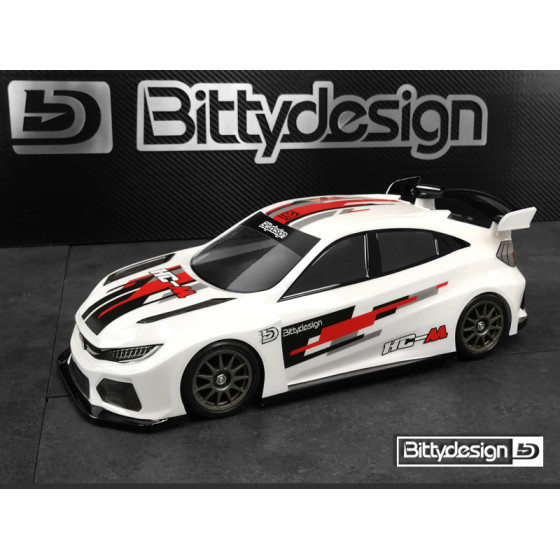 Bittydesign HC-M1/10clear body for M-chassis 210-225mm wheelbase