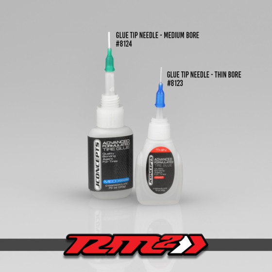 JConcepts Glue tip needles, thin bore (10pcs)