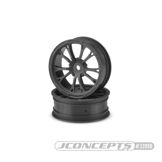 JConcepts Tactic - Slash | Bandit, Street Eliminator 2.2 12mm hex front wheel - (black)