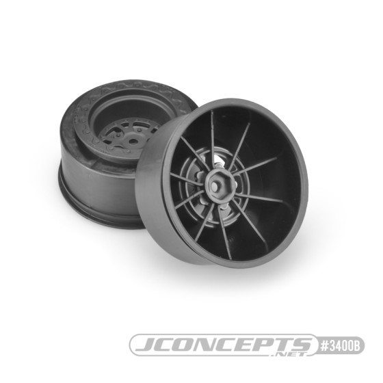 JConcepts Tactic - Slash | Bandit, Street Eliminator 2.2 x 3.0 12mm hex rear wheel - (black)