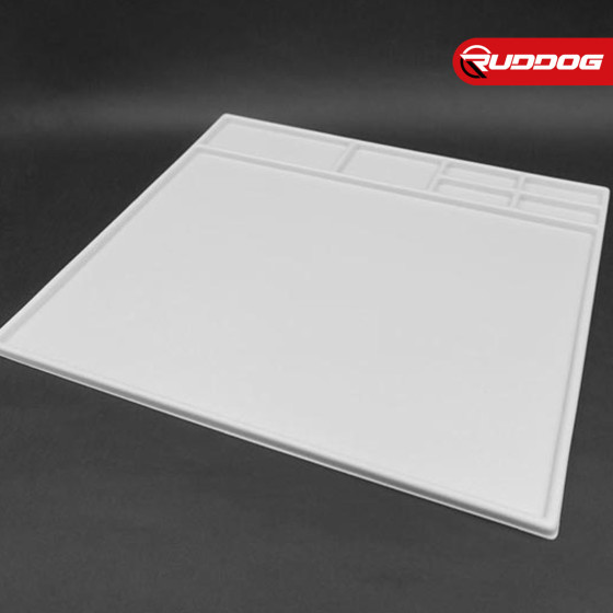 Koswork Assembly Tray / Cleanning Tray 450*400*10mm White (1/10 M Size, 1/18, Min-Z & Mini 4WD)