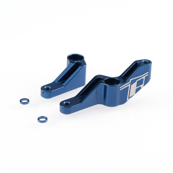 Revolution Design DR10 | RB10 | ProSC10 Aluminium Bellcrank Set (blue)