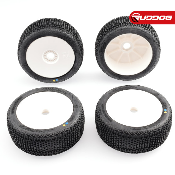 Sweep DEFENDER Silver (Ultra soft) X Pre-glued set tires/White wheels 4pcs