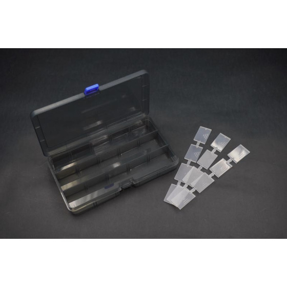 Koswork Parts Box 177x102x25mm (15 compartments, removable dividers)