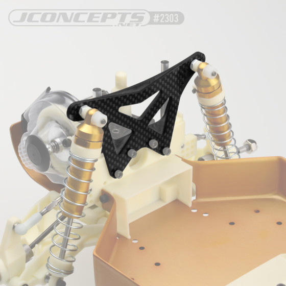 JConcepts RC10 Classic / Worlds 2.5mm Carbon Fiber rear shock tower