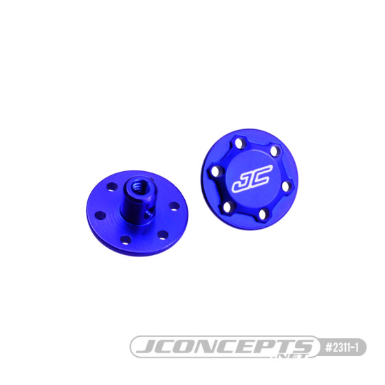 JConcepts RC10 Finnisher wing buttons - blue