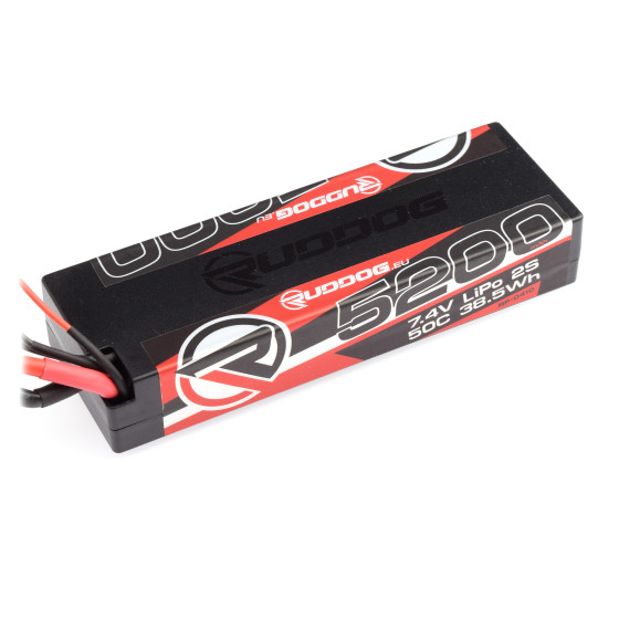 RUDDOG 5200mAh 50C 7.4V LiPo Stick Pack Battery with XT60 Plug
