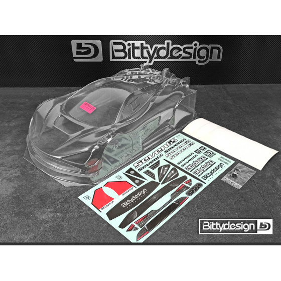 Bittydesign Seven65 1/8 GT clear body 325mm (LW | 1.0mm)