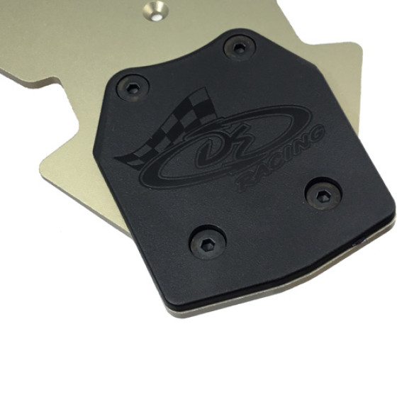 DE Racing XD Rear Skid Plates for TLR 8ight-X | 8ight-XE (3pcs)