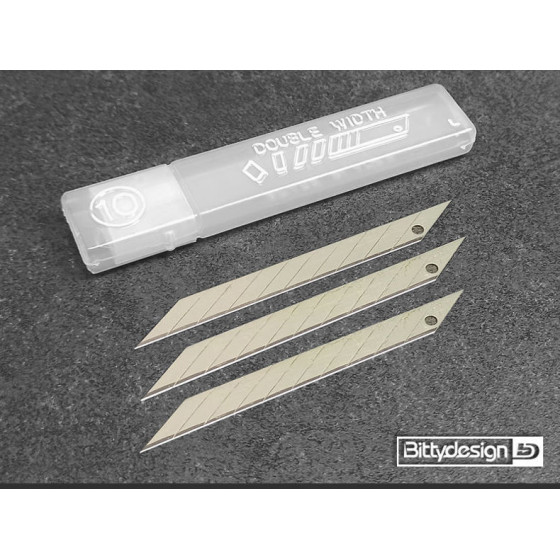 Bittydesign 30x Replacement blades for Hobby Art Knife (30° degree)