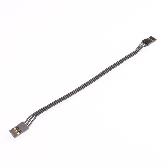 RUDDOG RX Connector Wire Black 150mm (JR Male to JR Male)