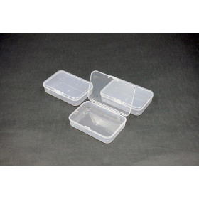Clear Plastic Transparent With Lid Storage Box Collection Container Case Sm 