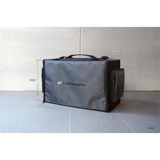 Koswork 1/10 Compact 3 Drawer Touring Car Bag (1/10 Touring, 1 Large & 2 Medium)