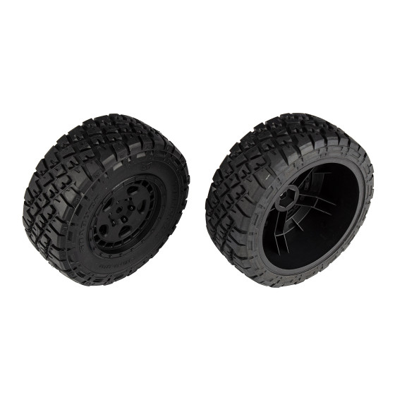 Team Associated Pro4 SC10 Off-Road Tires and Fifteen52 Wheels, mounted