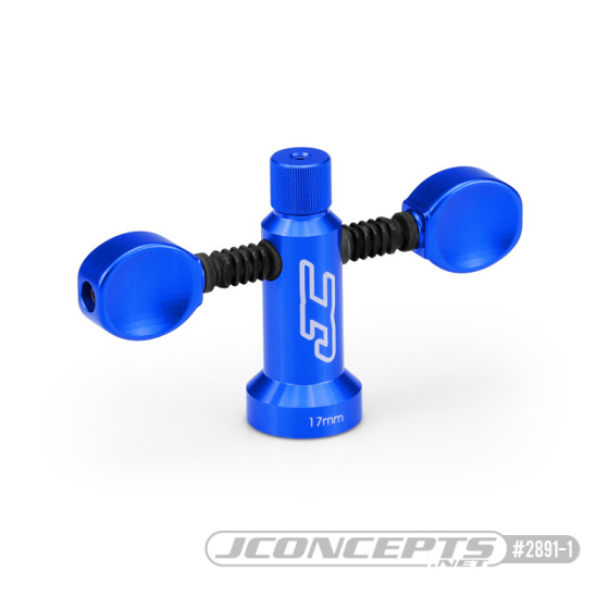 JConcepts 17mm Finnisher magnetic T-handle wrench (blue)
