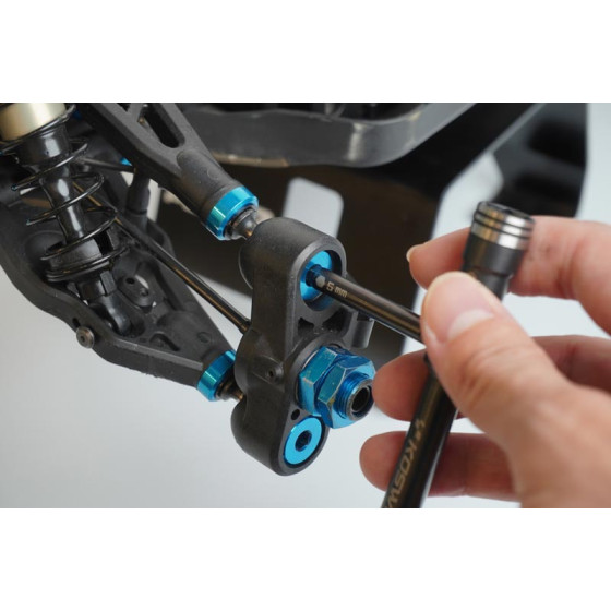 Koswork Glow Plug/Clutch Nut Cross Wrench (Nut 7, 8, 10mm & Hex 5mm)
