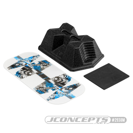 JConcepts Mini Aero car stand, matte black (Fits ? Mini-T, Mini-B)