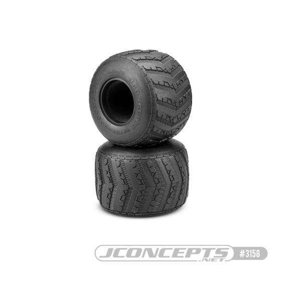 JConcepts Launch - Monster Truck tire - blue compound (Fits - #3377 2.6 MT wheel)